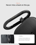 Spigen AirPods Pro 3 ile Uyumlu Kılıf Vault Kaymaz Dokulu Yüzey Siyah Kapak - ACS09826 (Spigen TR Garantili)