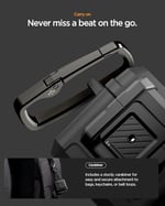 Spigen AirPods Pro 3 ile Uyumlu Kılıf Lock Fit Kilit Mekanizmalı Siyah Kapak - ACS09825 (Spigen TR Garantili)