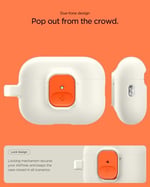 Spigen AirPods Pro 3 ile Uyumlu Kılıf Nano Pop Kaymaz Silikon Bej Kapak - ACS10134 (Spigen TR Garantili)