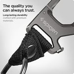 Spigen Anahtarlık Kanca ve Şişe Açacağı Carabiner Füme - AHP01869 (Spigen TR Garantili)