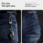 Spigen Anahtarlık Kanca ve Şişe Açacağı Carabiner Füme - AHP01869 (Spigen TR Garantili)