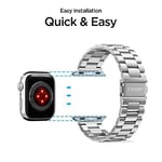 Spigen Apple Watch 44mm / 42mm (Seri 1/2/3/4/5/6/SE ile Uyumlu) Kayış Modern Fit Silver - 062MP25404