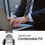 Spigen Apple Watch 44mm / 42mm (Seri 1/2/3/4/5/6/SE ile Uyumlu) Kayış Modern Fit Silver - 062MP25404