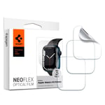 Spigen Apple Watch 45mm Seri 9/8/7 ile Uyumlu Film Ekran Koruyucu Neo Flex HD (3 Adet) Şeffaf - AFL04049 (Spigen TR Garantili)