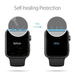 Spigen Apple Watch 45mm Seri 9/8/7 ile Uyumlu Film Ekran Koruyucu Neo Flex HD (3 Adet) Şeffaf - AFL04049 (Spigen TR Garantili)