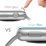 Spigen Apple Watch 45mm Seri 9/8/7 ile Uyumlu Film Ekran Koruyucu Neo Flex HD (3 Adet) Şeffaf - AFL04049 (Spigen TR Garantili)