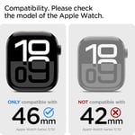 Spigen Apple Watch 46mm Seri 11/10 ile Uyumlu Kılıf & Kordon Lite Fit Pro Nefes Alabilen Hafif Dokuma Lacivert Kayış - ACS08925 (Spigen TR Garantili)