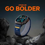 Spigen Apple Watch 49/46/45mm Ultra 3/2/1 / Seri 11/10/9/8/7 ile Uyumlu Kordon Band Athlex Air Nefes Alabilen Kumaş Lacivert Kayış - AMP09036 (Spigen TR Garantili) | Apple Watch Ultra 3/2/1 49 mm, Ser
