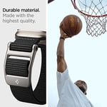 Spigen Apple Watch 49/46/45mm Ultra 3/2/1 / Seri 11/10/9/8/7 ile Uyumlu Kordon Band DuraPro Flex Nefes Alabilen Kumaş Siyah Kayış - AMP02465 (Spigen TR Garantili)