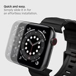 Spigen Apple Watch 49/46/45mm Ultra 3/2/1 / Seri 11/10/9/8/7 ile Uyumlu Kordon Band Rugged Band Darbelere Dayanıklı Silikon Siyah Karbon Kayış - AMP02854 (Spigen TR Garantili)