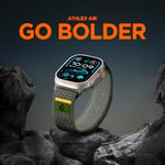 Spigen Apple Watch 49/46/45mm Ultra 3/2/1 / Seri 11/10/9/8/7 ile Uyumlu Kordon Band Athlex Air Nefes Alabilen Kumaş Yeşil Kayış - AMP09035 (Spigen TR Garantili)