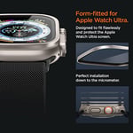 Spigen Apple Watch 49mm Ultra 2/1 ile Uyumlu Cam Ekran Koruyucu GLAS.tR Slim HD Pro Titanyum - AGL06161 (Spigen TR Garantili)