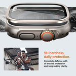 Spigen Apple Watch 49mm Ultra 2/1 ile Uyumlu Cam Ekran Koruyucu GLAS.tR Slim HD Pro Titanyum - AGL06161 (Spigen TR Garantili)