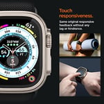 Spigen Apple Watch 49mm Ultra 2/1 ile Uyumlu Cam Ekran Koruyucu GLAS.tR Slim HD Pro Titanyum - AGL06161 (Spigen TR Garantili)
