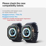 Spigen Apple Watch 49mm Ultra 3/2/1 ile Uyumlu Kolay Kurulum Cam Ekran Koruyucu GLAS.tR EZ Fit HD (2 Adet) Şeffaf - AGL05556 (Spigen TR Garantili)