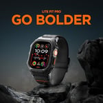 Spigen Apple Watch 49mm Ultra 3/2/1 ile Uyumlu Kılıf & Kordon Lite Fit Pro Nefes Alabilen Hafif Dokuma Siyah Kayış - ACS07104 (Spigen TR Garantili)