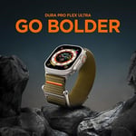Spigen DuraPro Flex Ultra Apple Watch Ultra2/Apple Watch Ultra 49 mm, Seri 9/8/SE2/7/6/SE/5/4/3/2/1 45 mm/44 mm/42 mm Ayarlanabilir Solo Döngü Bant Kayışı