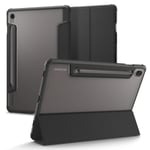 Spigen Galaxy Tab S10 FE / S9 ile Uyumlu Kılıf Ultra Hybrid Pro Manyetik Stand özellikli Sararmaya Dayanıklı Siyah Şeffaf Kapak - ACS09498 (Spigen TR Garantili)