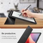 Spigen Galaxy Tab S10 FE / S9 ile Uyumlu Kılıf Ultra Hybrid Pro Manyetik Stand özellikli Sararmaya Dayanıklı Siyah Şeffaf Kapak - ACS09498 (Spigen TR Garantili)