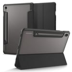Spigen Galaxy Tab S10 FE / S9 ile Uyumlu Kılıf Ultra Hybrid Pro Manyetik Stand özellikli Sararmaya Dayanıklı Siyah Şeffaf Kapak - ACS09498 (Spigen TR Garantili)
