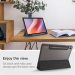 Spigen Galaxy Tab S10 FE / S9 ile Uyumlu Kılıf Ultra Hybrid Pro Manyetik Stand özellikli Sararmaya Dayanıklı Siyah Şeffaf Kapak - ACS09498 (Spigen TR Garantili)