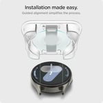 Spigen Galaxy Watch 7 (44mm) ile Uyumlu Kolay Kurulum Cam Ekran Koruyucu GLAS.tR EZ Fit HD (2 Adet) Şeffaf - AGL08493 (Spigen TR Garant - Seçenekler: Galaxy Watch 6 40mm, Galaxy Watch6 Classic 43mm...