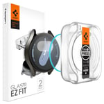 Spigen Galaxy Watch 7 (44mm) ile Uyumlu Kolay Kurulum Cam Ekran Koruyucu GLAS.tR EZ Fit HD (2 Adet) Şeffaf - AGL08493 (Spigen TR Garant - Seçenekler: Galaxy Watch 6 40mm, Galaxy Watch6 Classic 43mm...