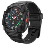 Spigen Galaxy Watch Ultra (47mm) ile Uyumlu Kılıf & Kordon Rugged Armor Pro Üst Düzey Koruma Siyah Kayış - ACS08427 (Spigen TR Garantili)