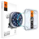 Spigen Galaxy Watch Ultra (47mm) ile Uyumlu Kolay Kurulum Cam Ekran Koruyucu GLAS.tR EZ Fit HD (2 Adet) Şeffaf - AGL08349 (Spigen TR Garantili)