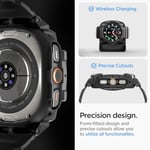 Spigen Galaxy Watch Ultra (47mm) ile Uyumlu Kılıf & Kordon Rugged Armor Pro Üst Düzey Koruma Siyah Kayış - ACS08427 (Spigen TR Garantili)
