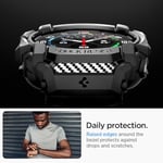 Spigen Galaxy Watch Ultra (47mm) ile Uyumlu Kılıf & Kordon Rugged Armor Pro Üst Düzey Koruma Siyah Kayış - ACS08427 (Spigen TR Garantili)