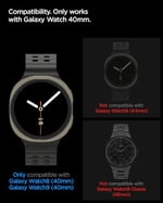 Spigen Galaxy Watch8 (40mm) ile Uyumlu Kolay Kurulum Cam Ekran Koruyucu GLAS.tR EZ Fit HD (2 Adet) Şeffaf - AGL09874 (Spigen TR Garantili)