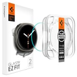 Spigen Galaxy Watch8 (44mm) ile Uyumlu Kolay Kurulum Cam Ekran Koruyucu GLAS.tR EZ Fit HD (2 Adet) Şeffaf - AGL09876 (Spigen TR Garantili)