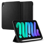 Spigen iPad mini 7 (2024) / mini 6 (2021) ile Uyumlu Kılıf Urban Fit Örgü Kumaş Siyah Kapak - ACS03864 (Spigen TR Garantili)