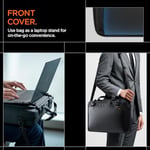 Spigen Klasden Notebook Laptop Taşıma El ve Omuz Askılı Evrak Çantası Siyah - AFA09540 (Spigen TR Garantili)
