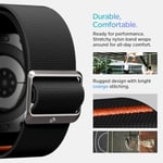 Spigen Lite Fit Samsung Galaxy Watch Ultra Band 47 mm Naylon Solo Loop Band (2024) için Tasarlanmıştır - Siyah