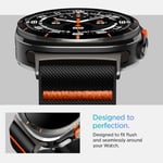 Spigen Lite Fit Samsung Galaxy Watch Ultra Band 47 mm Naylon Solo Loop Band (2024) için Tasarlanmıştır - Siyah