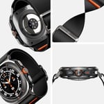 Spigen Lite Fit Samsung Galaxy Watch Ultra Band 47 mm Naylon Solo Loop Band (2024) için Tasarlanmıştır - Siyah