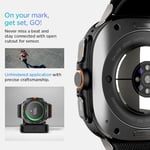 Spigen Lite Fit Samsung Galaxy Watch Ultra Band 47 mm Naylon Solo Loop Band (2024) için Tasarlanmıştır - Siyah