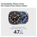 Spigen Lite Fit Samsung Galaxy Watch Ultra Band 47 mm Naylon Solo Loop Band (2024) için Tasarlanmıştır - Siyah