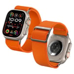 Spigen Lite Fit Ultra Bileklik Apple Watch Ultra 2/1 49 mm, Seri 10 46 mm ve 9/8/7/6/5/4/SE 45 mm Serisi için geliştirilmiştir, 44 mm Ayarlanabilir Naylon Solo Kayış