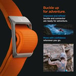 Spigen Lite Fit Ultra Bileklik Apple Watch Ultra 2/1 49 mm, Seri 10 46 mm ve 9/8/7/6/5/4/SE 45 mm Serisi için geliştirilmiştir, 44 mm Ayarlanabilir Naylon Solo Kayış