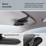 Spigen Premium Manyetik Gözlük Tutucu Tüm Araçlar ile Uyumlu Silikon Siyah (2 Adet) - ACP08824 (Spigen TR Garantili)