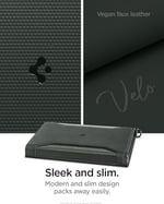 Spigen RFID Korumalı Pasaport Kılıfı ve Kompakt Seyahat Cüzdanı Koyu Yeşil - AFA08347 (Spigen TR Garantili)