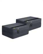 Spigen Seyahat Paketleme Küpleri/Valiz içi Düzenleyici Çanta Orta Boy 24 inc Large (2 Adet) Grotto Gray KD600 - AFA08481