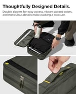 Spigen Seyahat Paketleme Küpleri/Valiz İçi Düzenleyici Çanta Kabin Boy Large (2 Adet) Hunter Green KD600 - AFA08478
