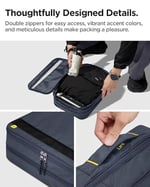 Spigen Seyahat Paketleme Küpleri/Valiz içi Düzenleyici Çanta Orta Boy 24 inc Large (2 Adet) Grotto Gray KD600 - AFA08481