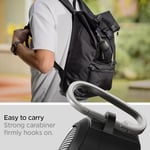 Spigen Sony WF-1000XM5 ile Uyumlu Kılıf Rugged Armor Üst Düzey Koruma Siyah Karbon Kapak - ACS07086 (Spigen TR Garantili)