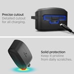 Spigen Sony WF-1000XM5 ile Uyumlu Kılıf Rugged Armor Üst Düzey Koruma Siyah Karbon Kapak - ACS07086 (Spigen TR Garantili)