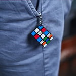 Spin Master,Rubik's, Orijinal 3x3 Küp, Minyatür, 8+ Yaş Çocuklara Yönelik Çalışan 3x3 Küplü Anahtarlık Aksesuarı, Profesyonel Renk Kombinasyonlu Zeka Oyunu